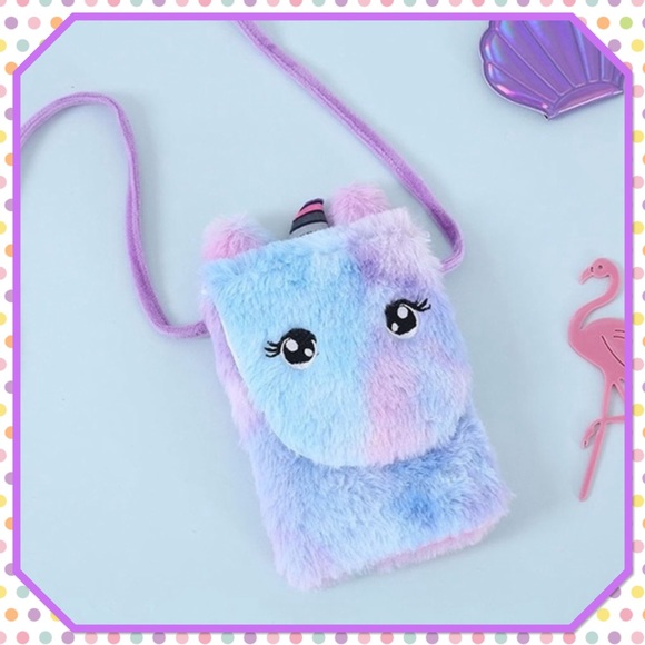 🦄New🦄Unicorn Plush Crossbody Shoulder Bag🦄 - Picture 6 of 8